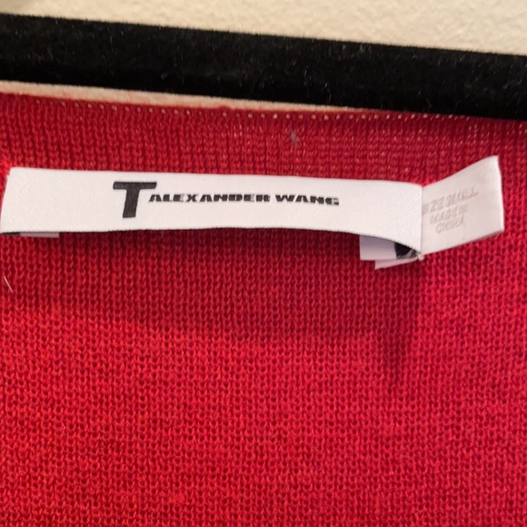 Alexander Wang Red Sweater, Size Petite/small - Picture 4 of 7
